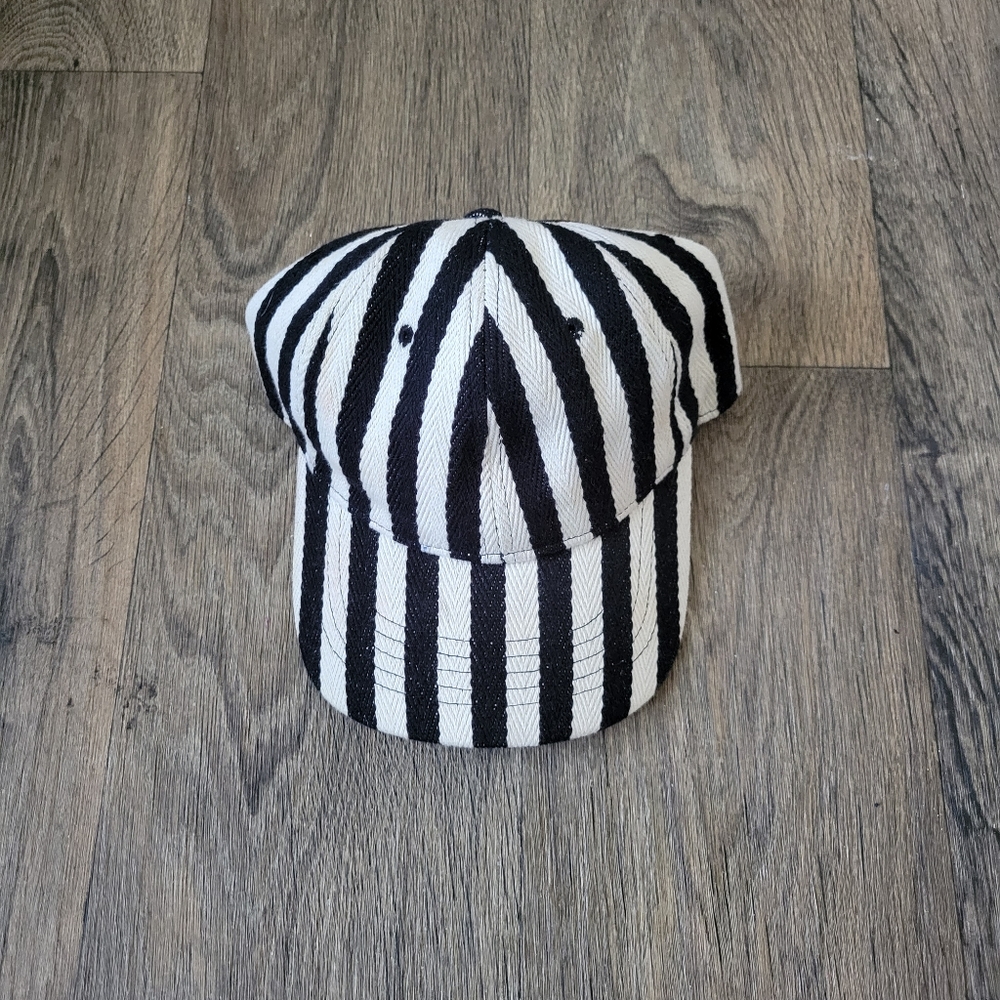 Blank Striped Strapback